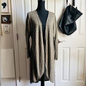 french laundry sage green minimalist lightweight open front duster cardigan